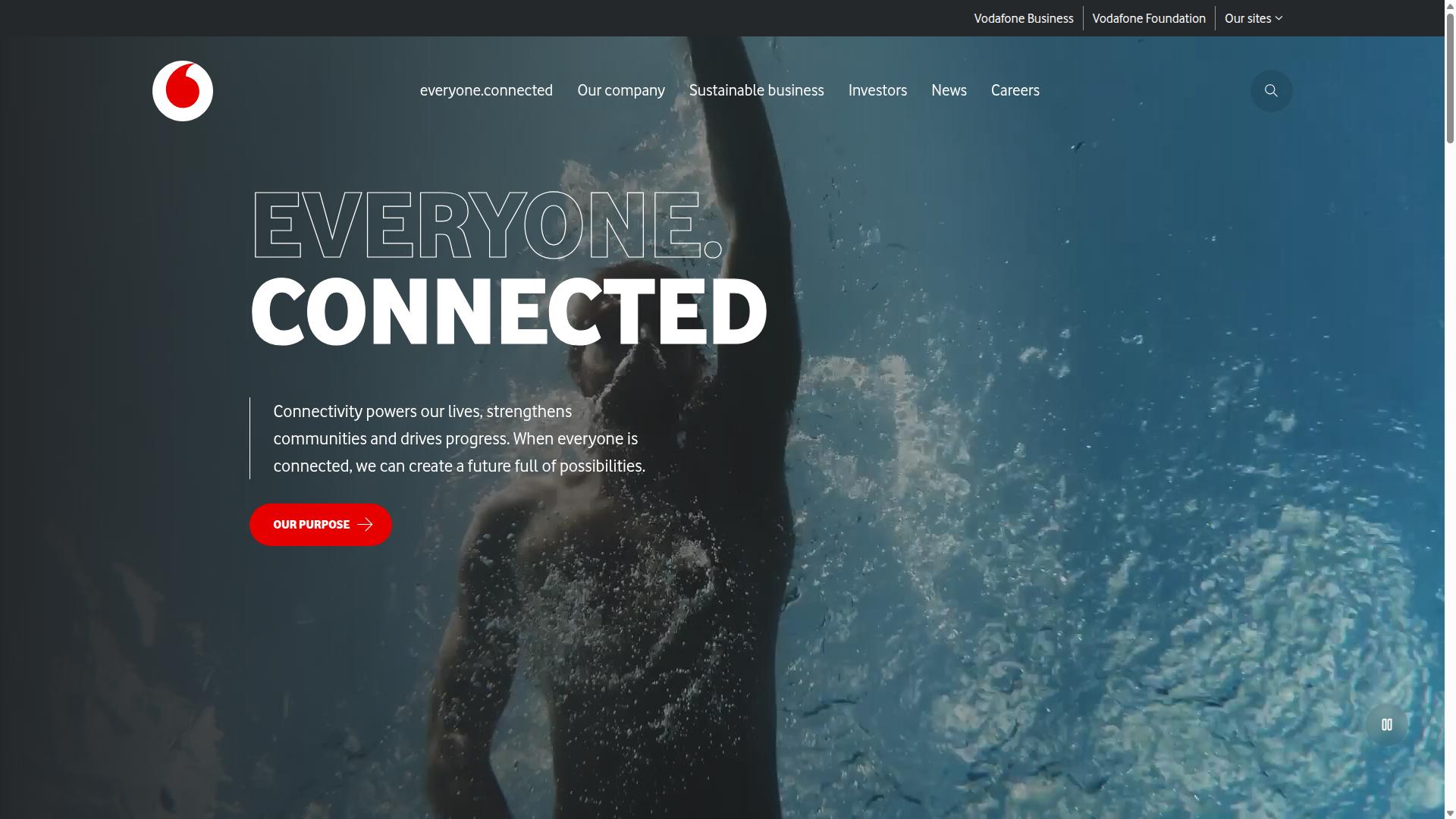 Vodafone website