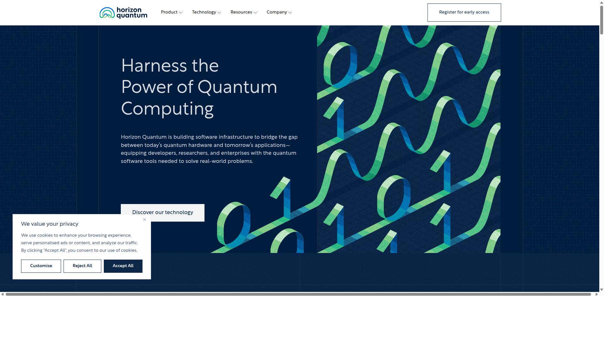 Horizon Quantum website